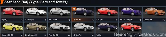 BeamNG Seat Leon MK1 7