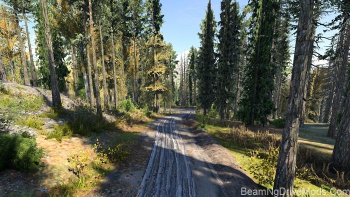 BeamNG Small Dirt Track Map