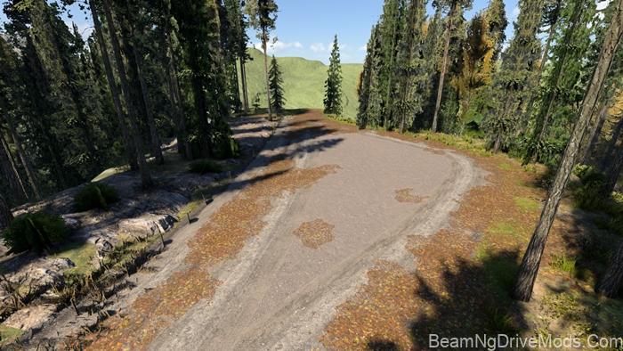 BeamNG Small Dirt Track Map 2