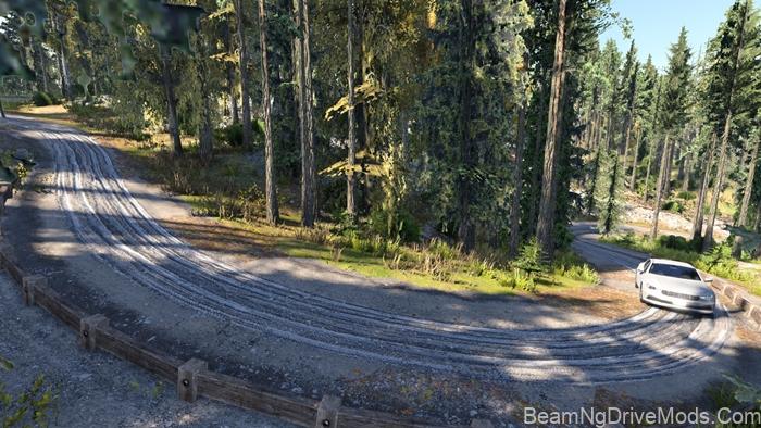 BeamNG Small Dirt Track Map 3