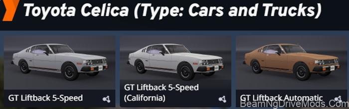 BeamNG Toyota Celica GT Liftback 1977 6