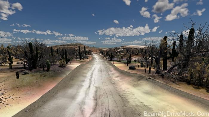 BeamNG Vracer Baja Sur Map 2
