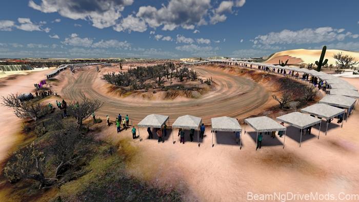 BeamNG Vracer Baja Sur Map 3