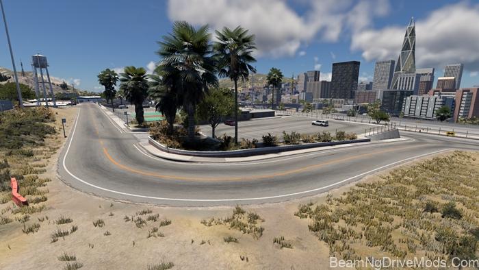 BeamNG West Coast Usa Drift Map