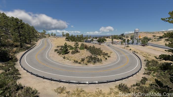 BeamNG West Coast Usa Drift Map 4
