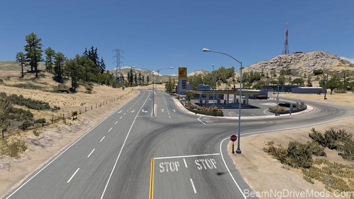 BeamNG West Coast Usa Drift Map 5