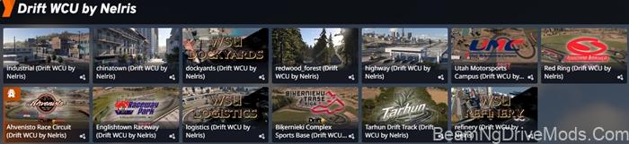 BeamNG West Coast Usa Drift Map 6